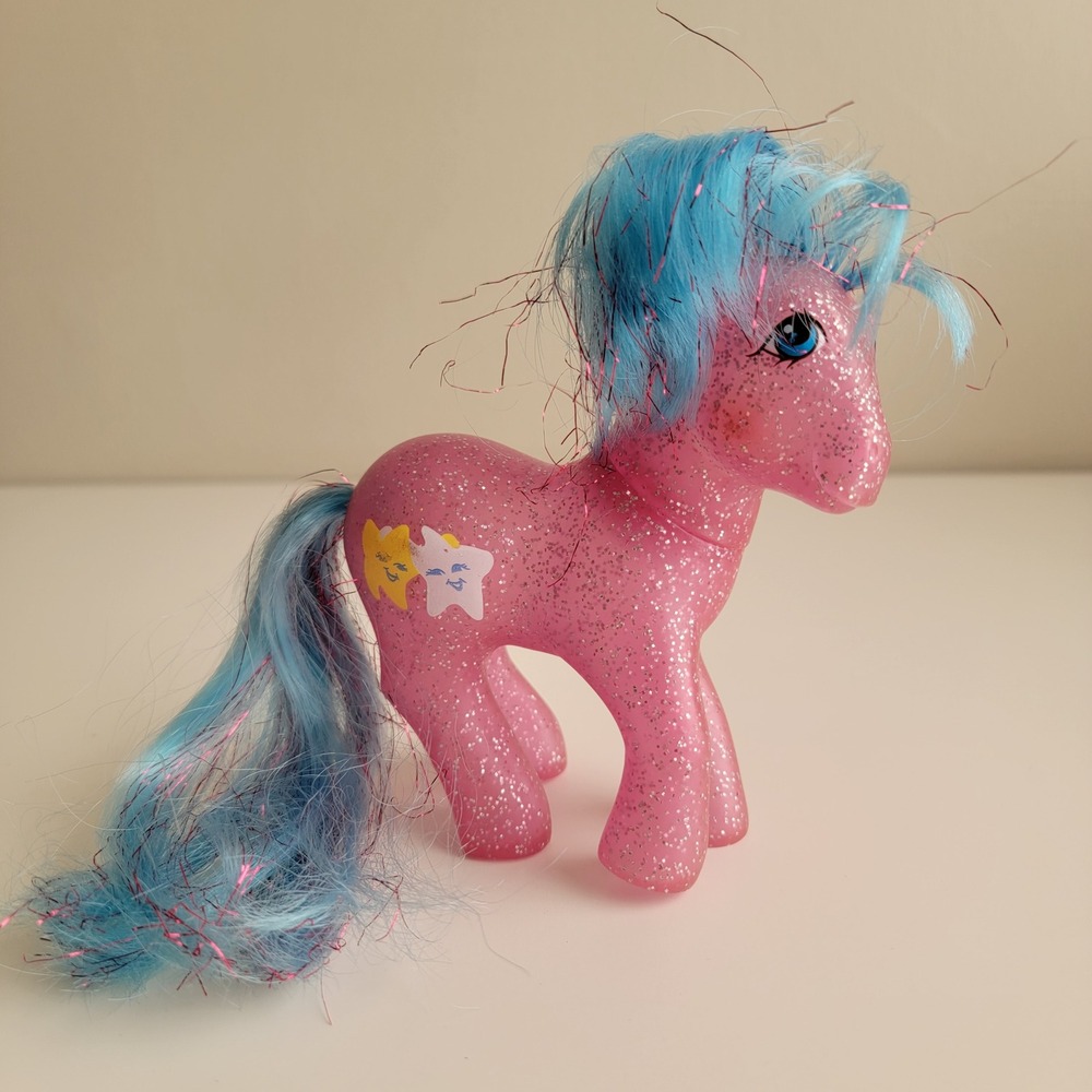 Vintage My Little Pony Star Dancer Hasbro 5in Pink Sparkle Madeβ In Hong Kong